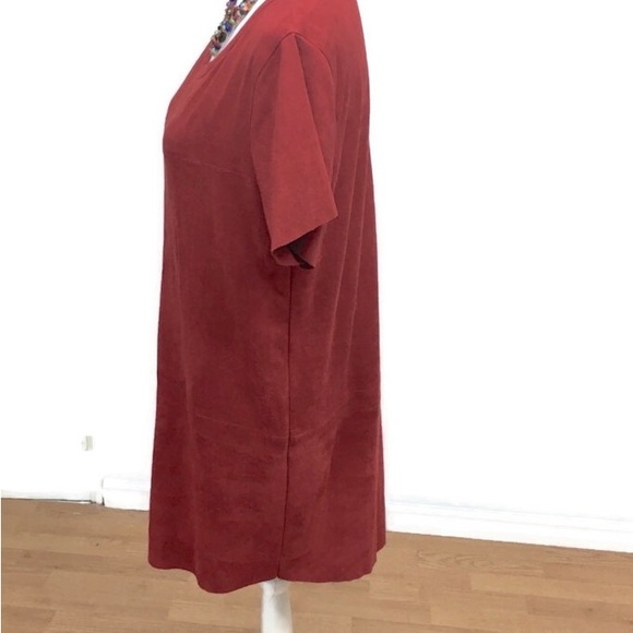 Casual Dress Dark Red  Size L - Picture 4 of 4